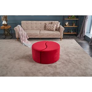 Atelier Del Sofa Tabure, Crvena, Alis Puf - Red