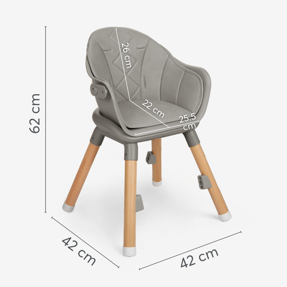 Kikka Boo Hranilica Woody 6u1, Grey slika 13