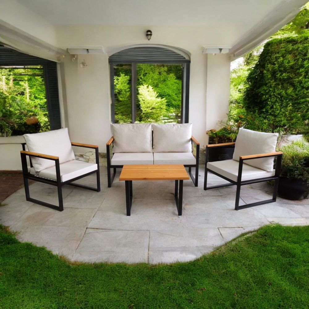 Lounge set CPT5553-130 u bež boji za vrt slika 1