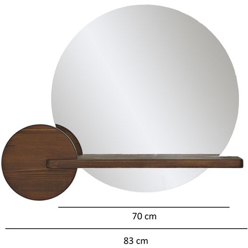 Points - Walnut Walnut Mirror slika 6