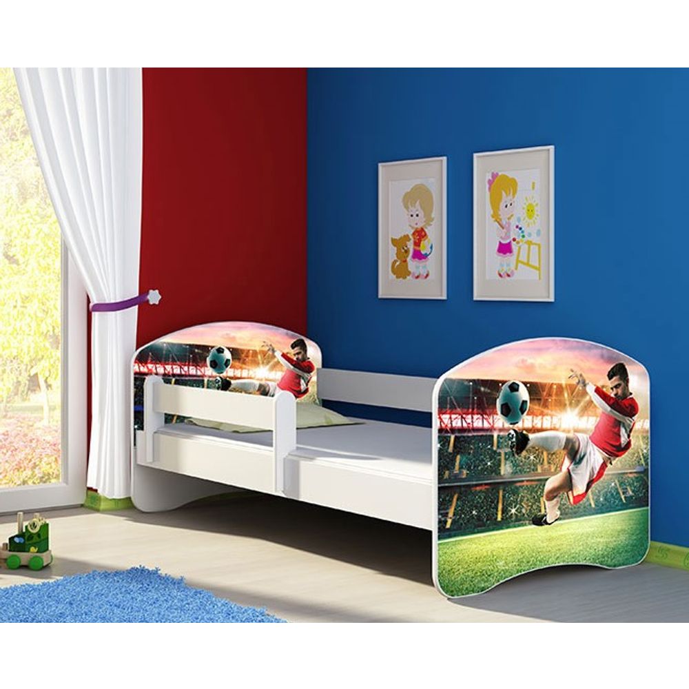 ACMA Dječiji krevet Acma II White - 160x80cm - Dezen 37 slika 1