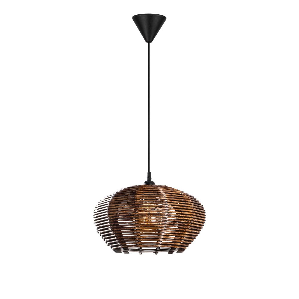 Luster Ellipse Antiquation sa Drvenim Tijelom slika 4
