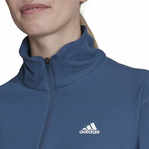 Ženska majica dugih rukava Adidas Own the Run 1/2 Zip Indigo L slika 4