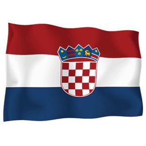 Zastava Republike Hrvatske 300x150 cm, bez resica, svila