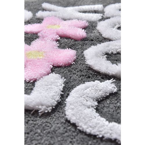 Colourful Cotton Kupaonski tepih akrilni (3 komada), Look - Grey slika 3