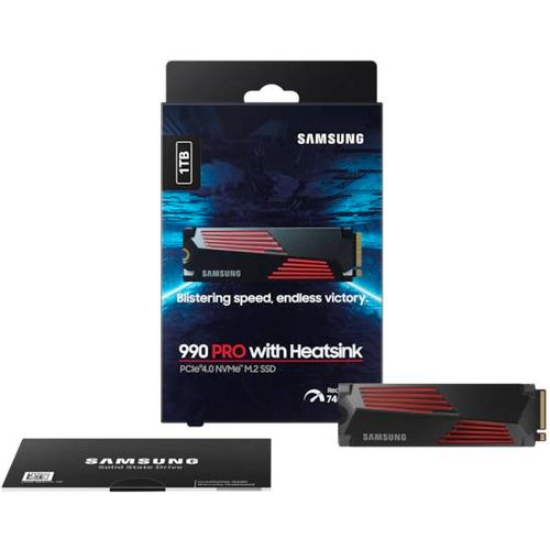 SAMSUNG 1TB M.2 NVMe MZ-V9P1T0CW 990 Pro Series Heatsink SSD slika 3