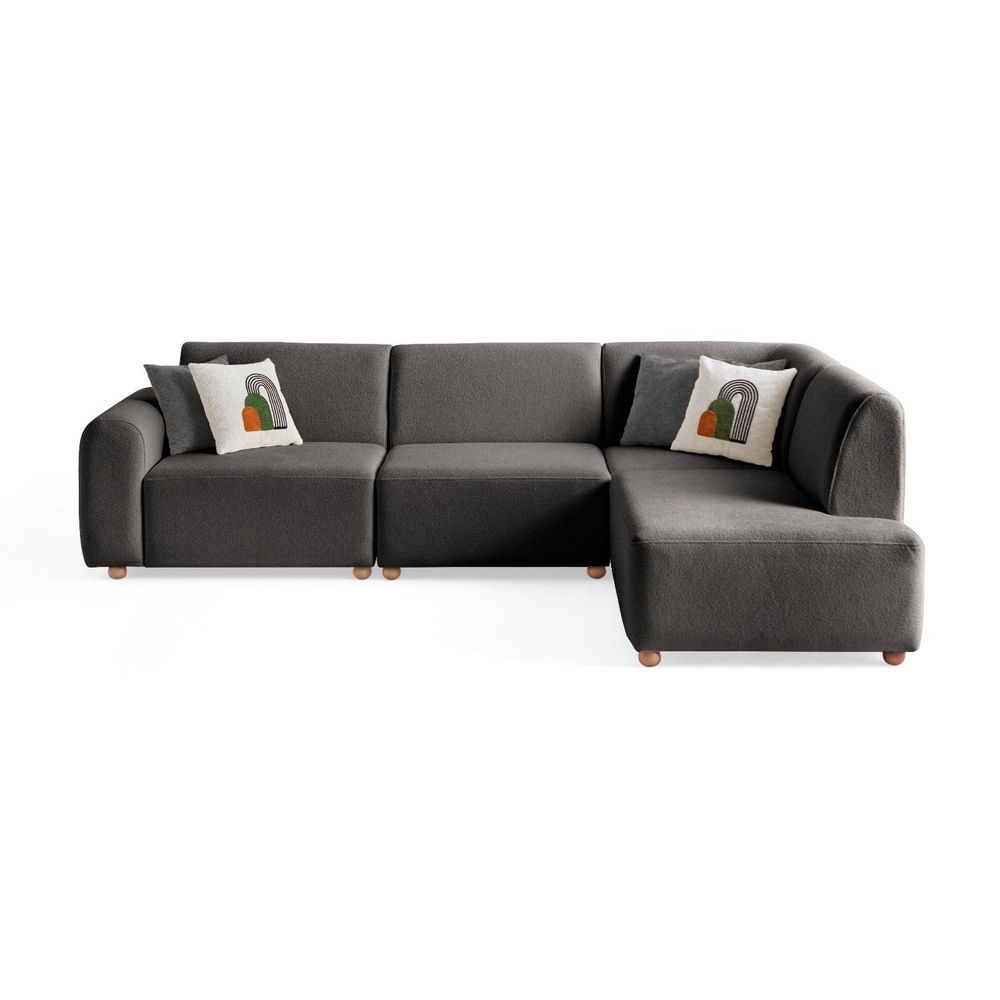 Ugaona Sofa S-Loft Desna - boja: antracit slika 12