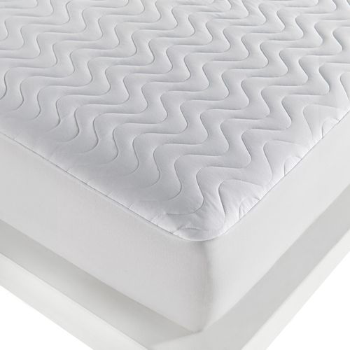 Quilted Fitted Alez (160 x 200) White Double Bed Protector slika 3