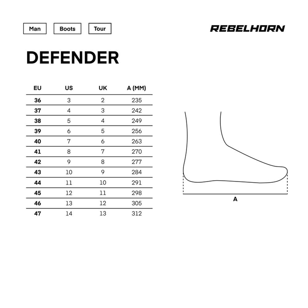 Rebelhorn čizme Defender Black slika 10