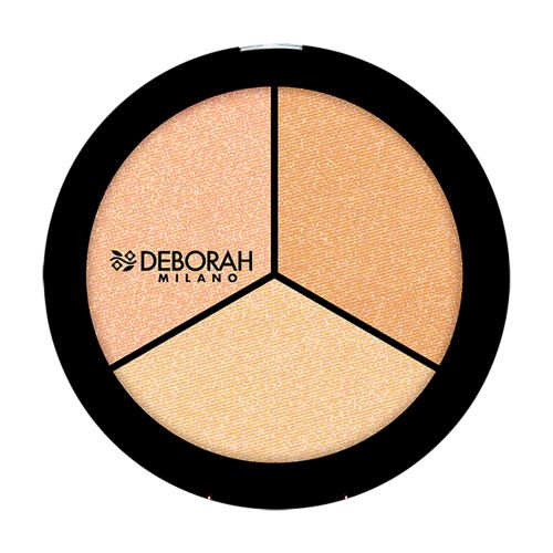 Deborah Milano Trio highlighter palette secrets of strobing slika 1