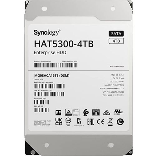 SYNOLOGY HAT5300-4TB HDD, 4TB 7200rpm, 5 god. garancije slika 1