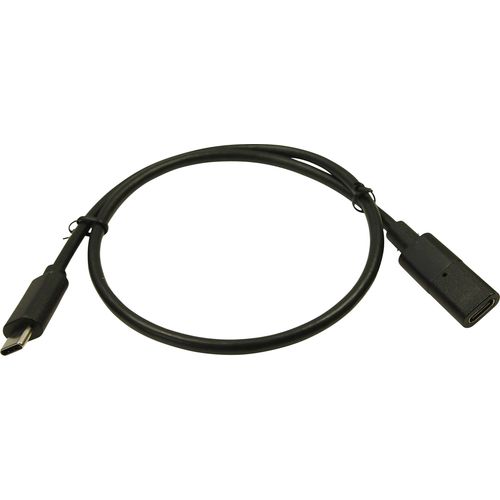 Cliff USB kabel  USB-C® utičnica, USB-C® utikač 0.50 m crna  FCR72001 slika 1