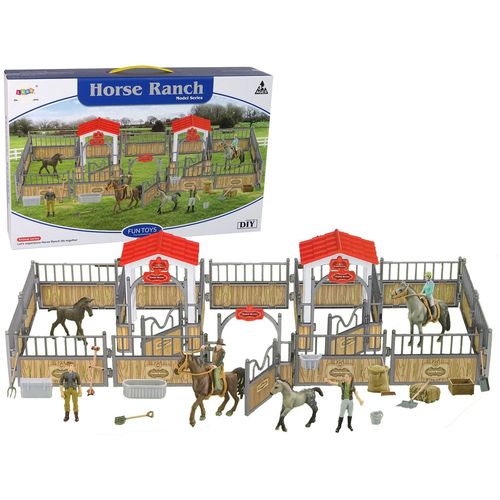 DIY set ranč s konjima s 2 kućice slika 1