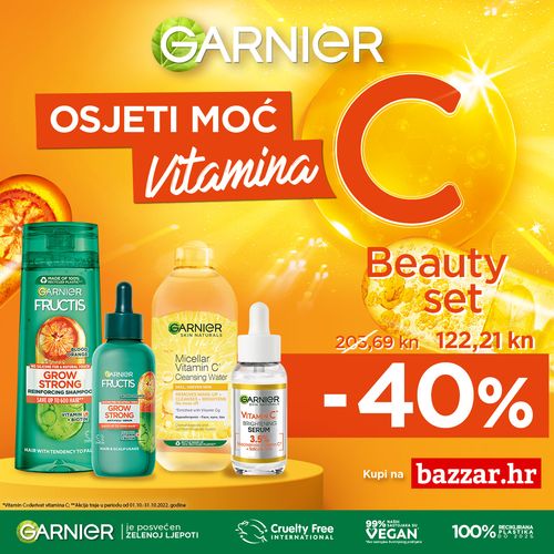 Garnier vitamin C set slika 1