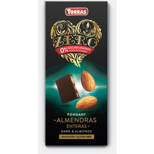 Torras Tamna čokolada sa bademima 150g slika 1