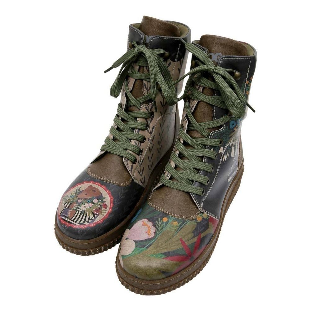 DOGO Duboke čizme Future Boots Bear and Flowers slika 1