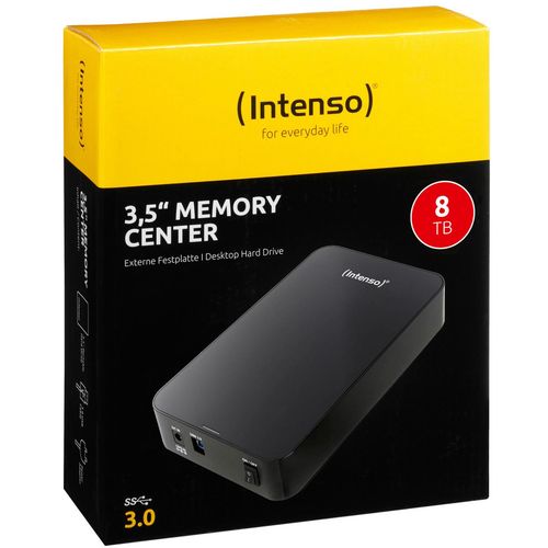 (Intenso) Eksterni HDD 3.5", kapacitet 8TB, USB 3.0, crna boja - HDD3.0-8TB/Memory-center slika 1