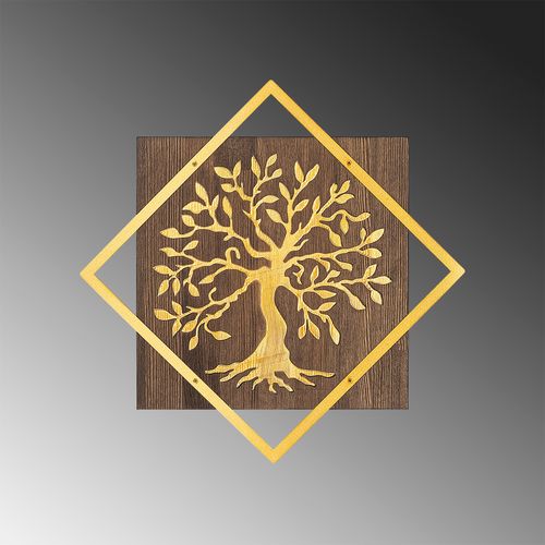 Tree v2 - Gold Walnut
Gold Decorative Wooden Wall Accessory slika 4