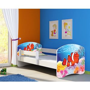 ACMA Dječiji krevet Acma II White - 180x80cm - Dezen 28