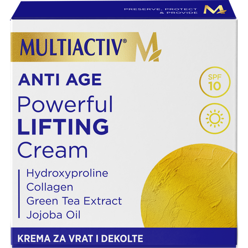 Multiactiv ANTI AGE krema za vrat i dekolte 50ml slika 1