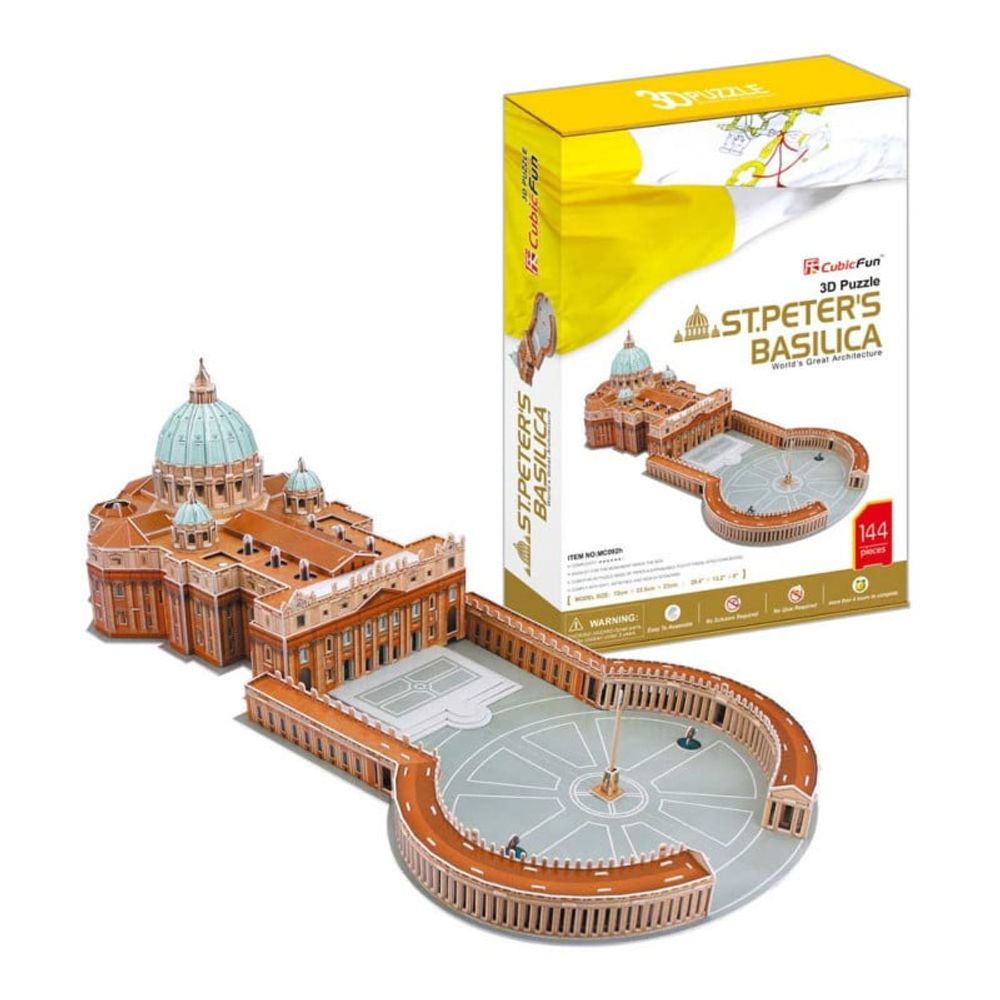 CubicFun 3D Puzzle St. Peters Basilica - Basilica Svetog Petra slika 1