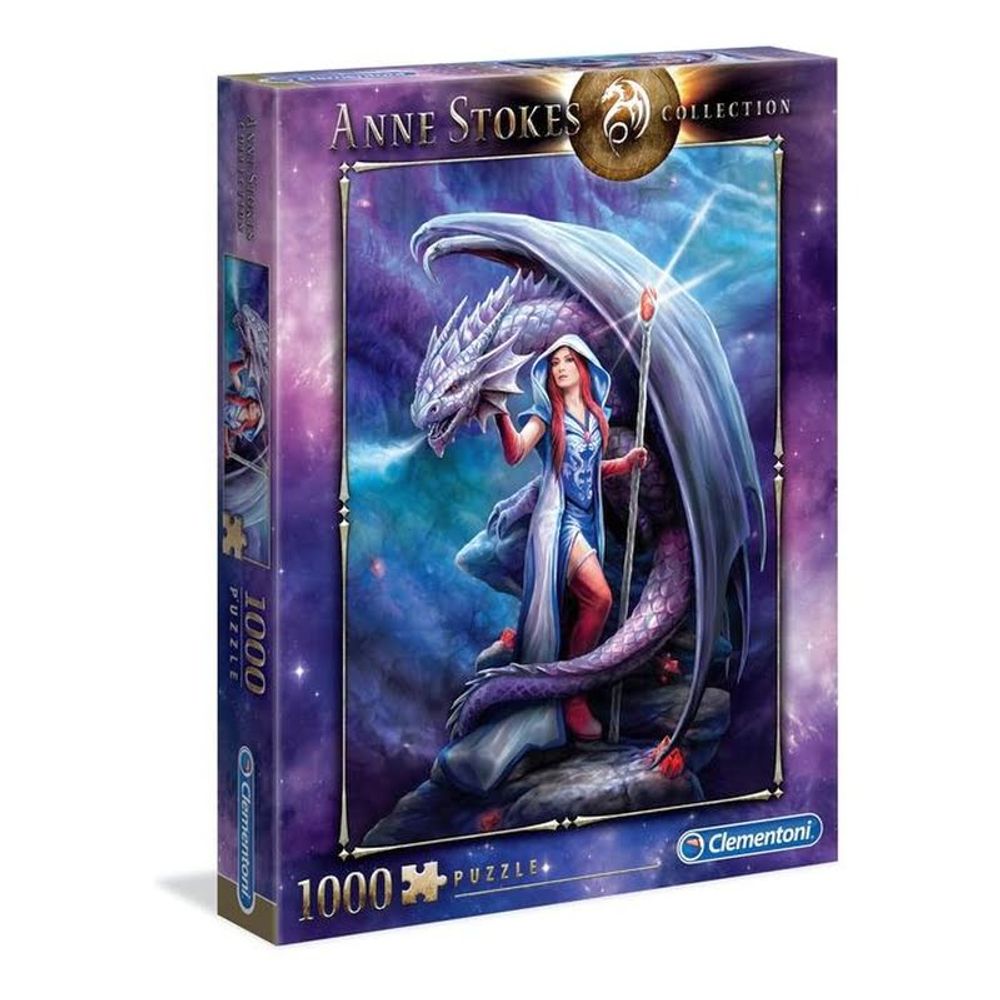 Clementoni Puzzle Anne Stokes - Dragon Mage 1000kom slika 1