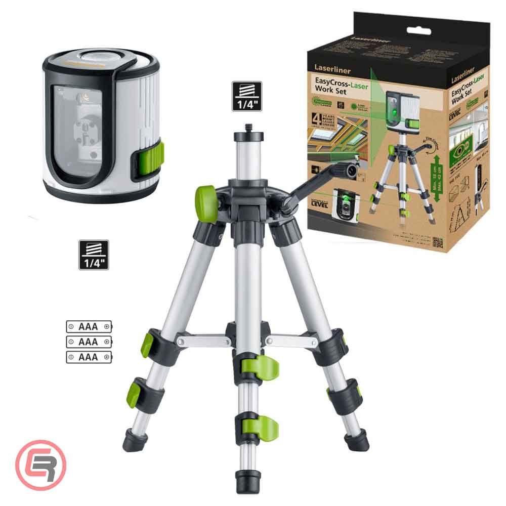 Laserliner Laser Linijski Križni EasyCross-Laser Work Set – 081.082E slika 7