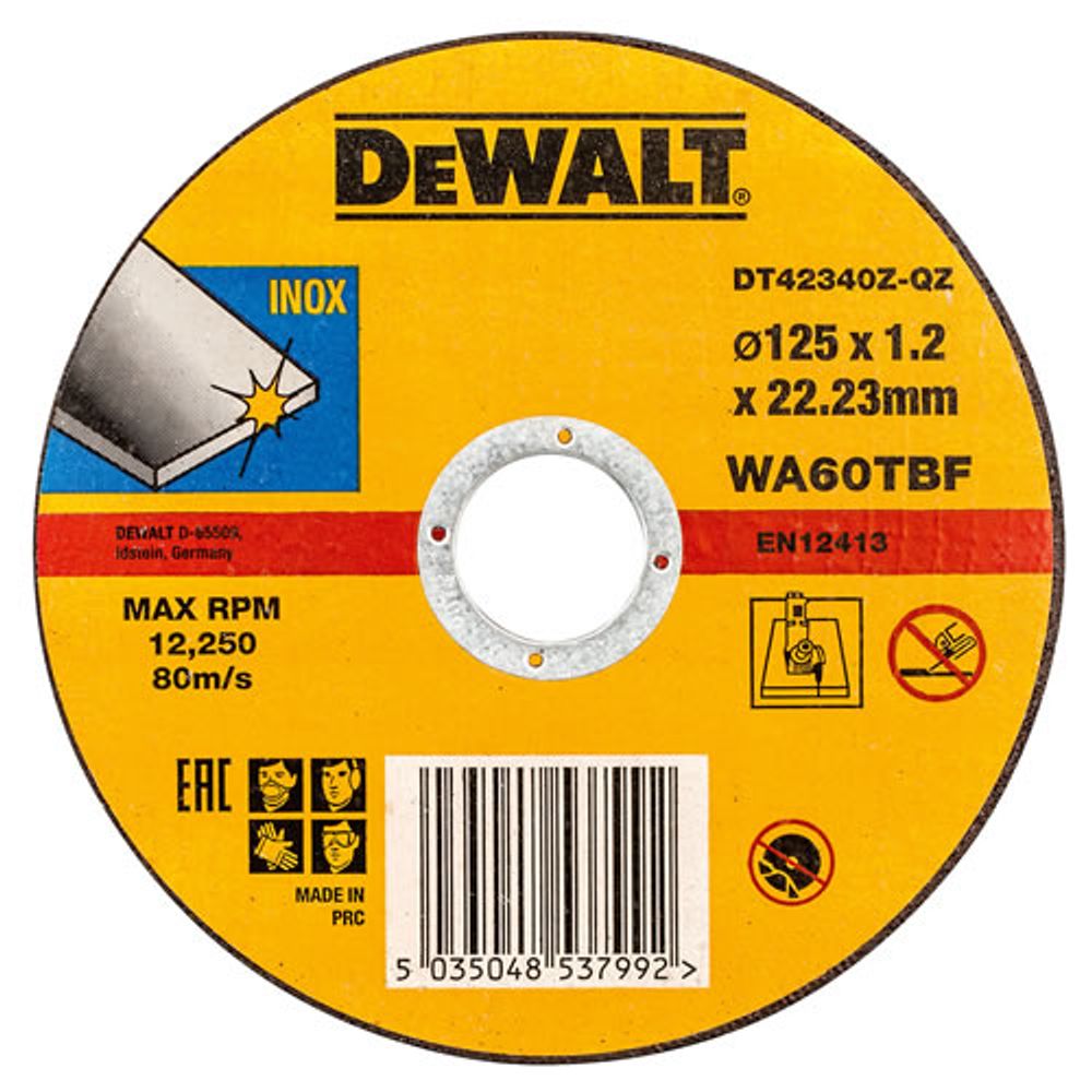 Dewalt Rezna ploča za metal 125x1.2x22.23 mm DT42340Z slika 1