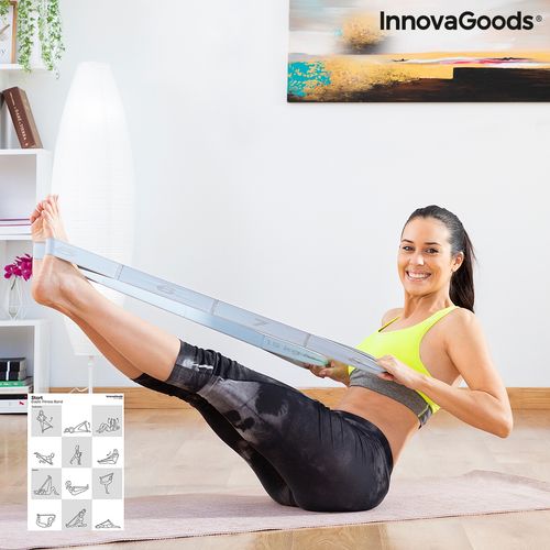 Elastična fitness traka za istezanje s vodičem za vježbanje Stort InnovaGoods slika 1