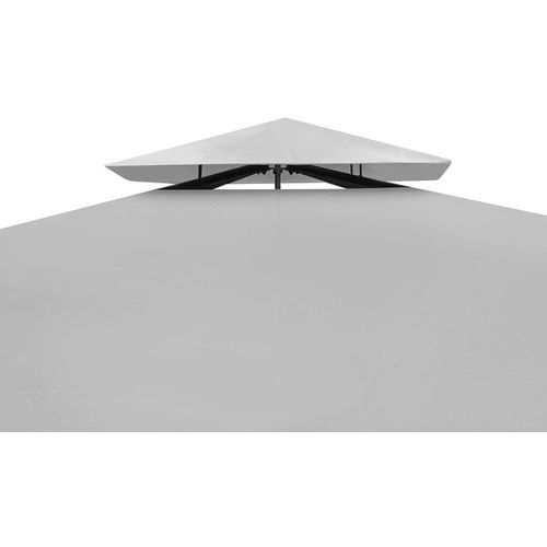 Sjenica s krovom 3 x 4 m krem bijela slika 6