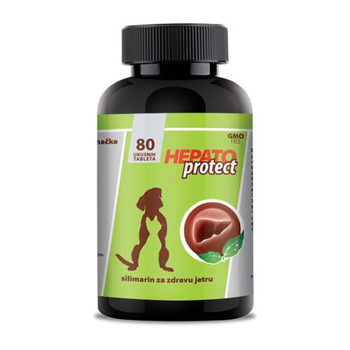 HepatoProtect suplement za pse i mačke 80 tableta slika 1