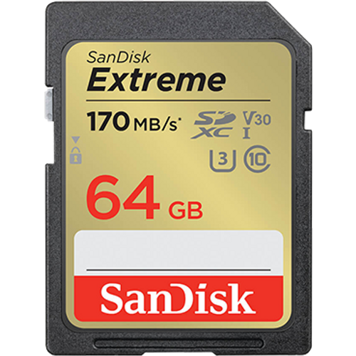 SanDisk SDXC 64GB Extreme 170MB/s V30 UHS-I Class10 U3 V30 slika 1