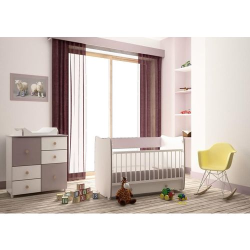 LORELLI DREAM Krevetić za Bebu s Mehanizmom Ljuljanja 3u1 White 120 x 60 cm slika 4