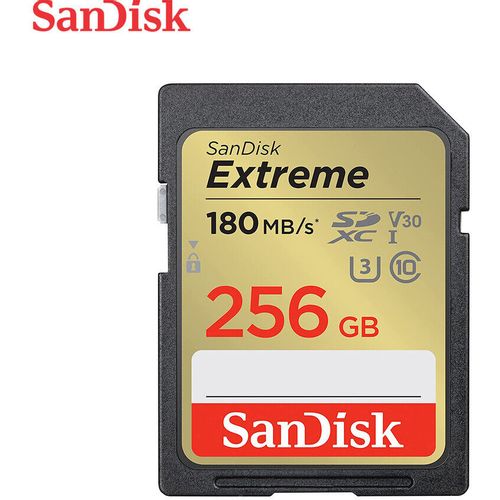 SanDisk SDXC 256GB Extreme, 180MB/s UHS-I Class10 U3 V30 slika 1