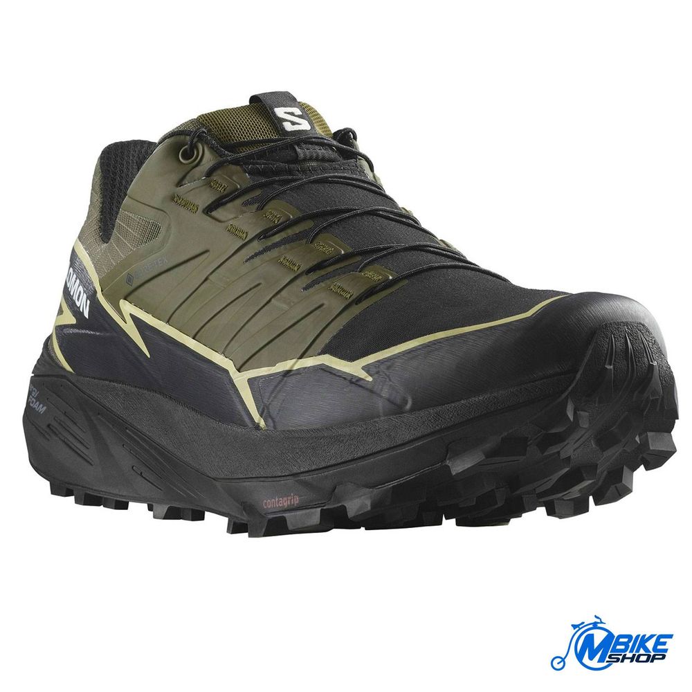 Salomon Muške patike Thundercross GTX, Olive Night/Black/Alfaalfa slika 3