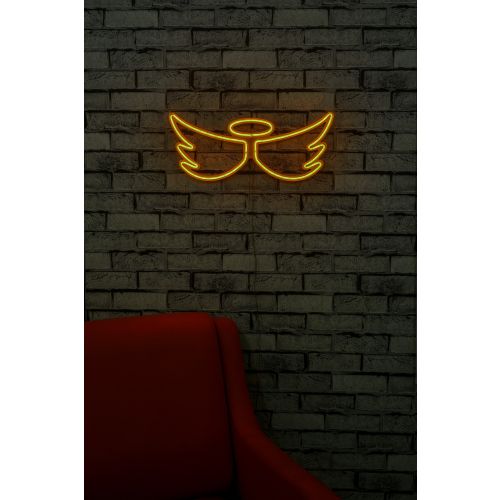 Wallity Ukrasna plastična LED rasvjeta, Angel - Yellow slika 11