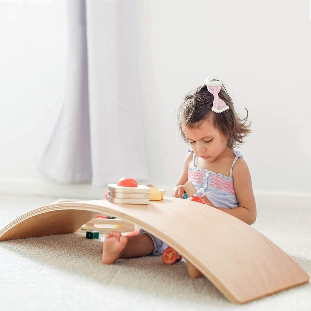 Kinder Home Dječija drvena balans daska, Natur slika 12