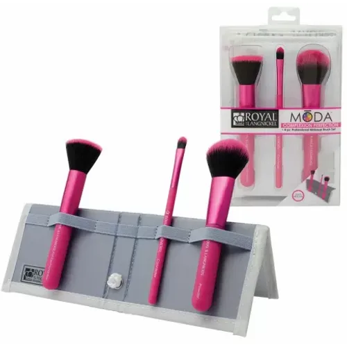 Set četkica za šminkanje Pink set za savršen ten - MODA    slika 1