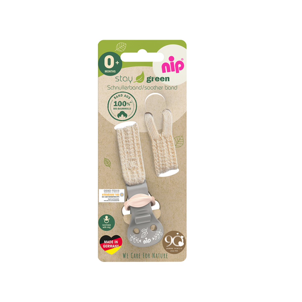nip® Traka za dudu Stay Green, Siva slika 2