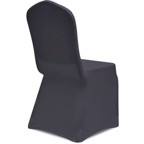 Rastezljive navlake za stolice 6 kom Antracit boja slika 35