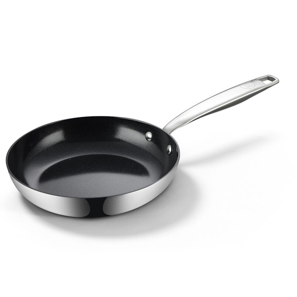 BE Living Tava Essential Black 24 cm troslojni nehrđajući čelik slika 1