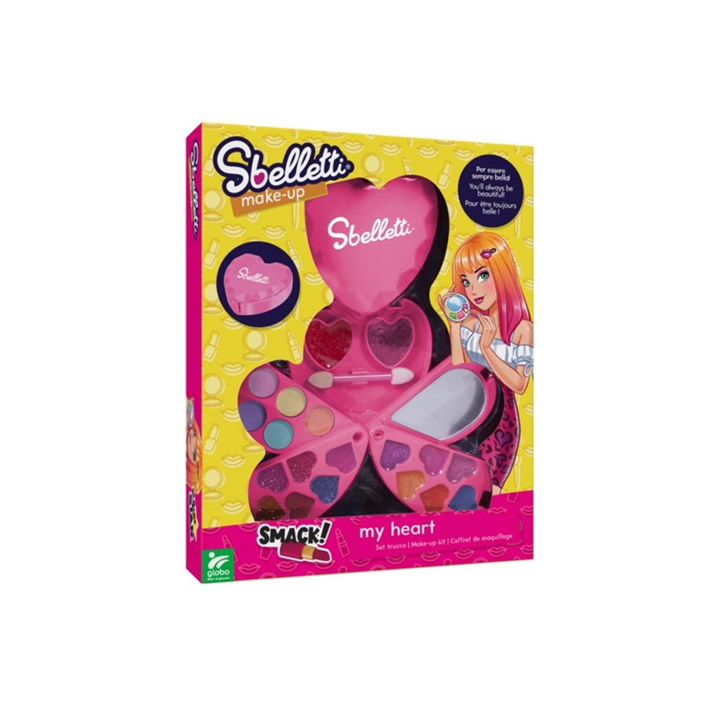 GLOBO Sbelletti Make-Up Kozmetički set u obliku srceta slika 3