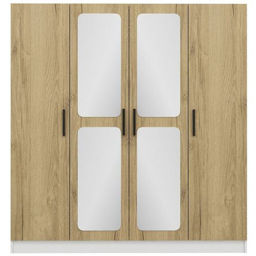 Kale - 3868 Walnut
White Wardrobe slika 6