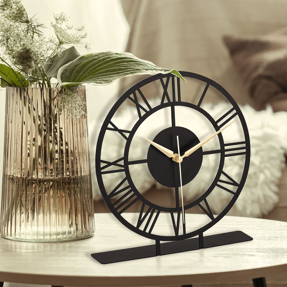 Decorative clock Roman, colour: black slika 1