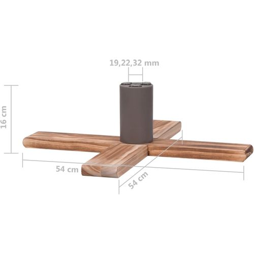 Stalak za božićno drvce 54 x 54 x 16 cm slika 7