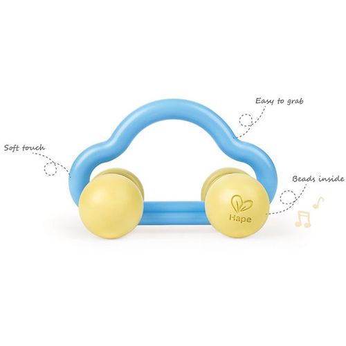 Hape Zvečka autić Rattle & Roll Toy Car E0071A  slika 3