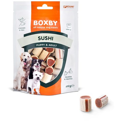 Boxby Poslastica za pse Adult Sushi, 100 g slika 1