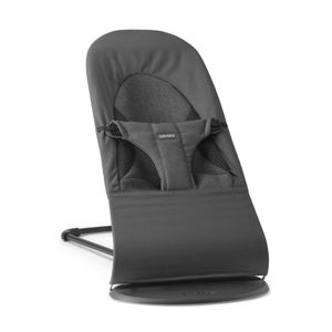 BabyBjörn Ležaljka za bebu Bouncer Soft Jersay Woven, Dark Grey