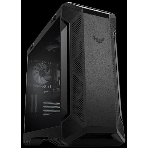 ASUS GT501 TUF GAMING CASEmetal front paneltempered-glass side panel;120 mm RGB fan slika 1