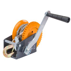 Powermat ručno vitlo s čeličnim užetom 545 kg 10 m PM-WRC-545T